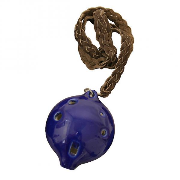 Custom DOBANI 4 x 3.5&quot; Ocarina Alto Braided Necklace Key A #1 image