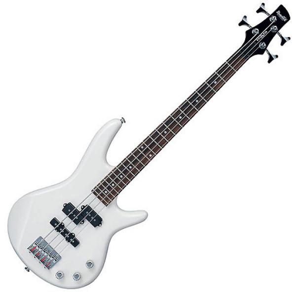 Custom Ibanez GSRM20 Mikro Electric 4 String Bass - Pearl White #1 image
