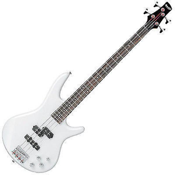 Custom Ibanez GSR200 Bass Guitar White with Full Set Up #1 image