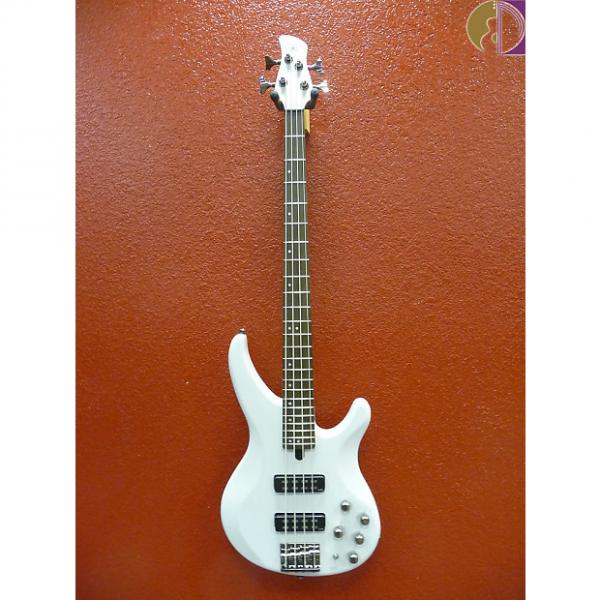 Custom Yamaha TRBX504 4-String Bass Guitar, Translucent White #1 image