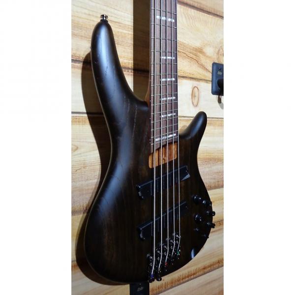 Custom New Ibanez SRFF805 Multi Scale 5 String Electric Bass Walnut Flat Inspired by Fanned Fret #1 image