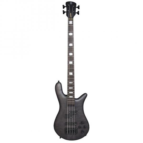Custom Spector Euro4LX Classic Bass Guitar (Matte Black Stain) #1 image