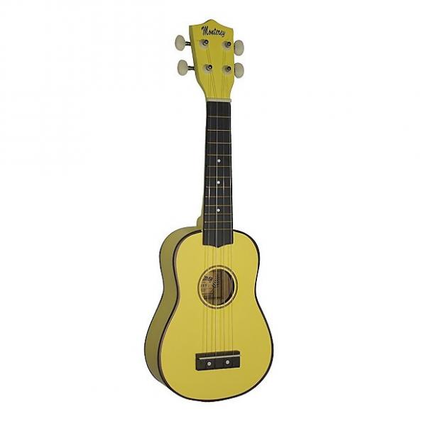 Custom Monterey MU-175YL Soprano Ukulele Yellow Finish Uke Kids Guitar MU175YL - BNIB #1 image