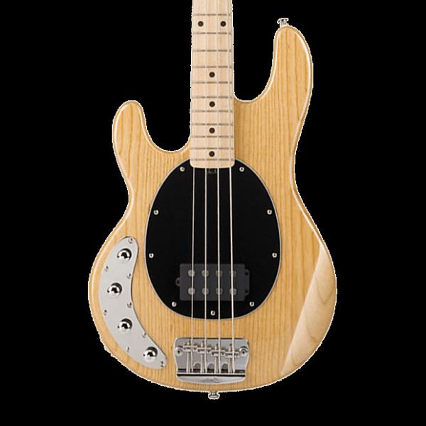 Custom Sterling by Music Man Left-Handed Ray34 Bass - Natural with Gig Bag #1 image