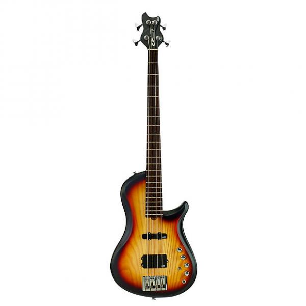 Custom Brubaker 4-String Single Cut MJX Bass, Satin Tobacco Burst - Factory Second #1 image
