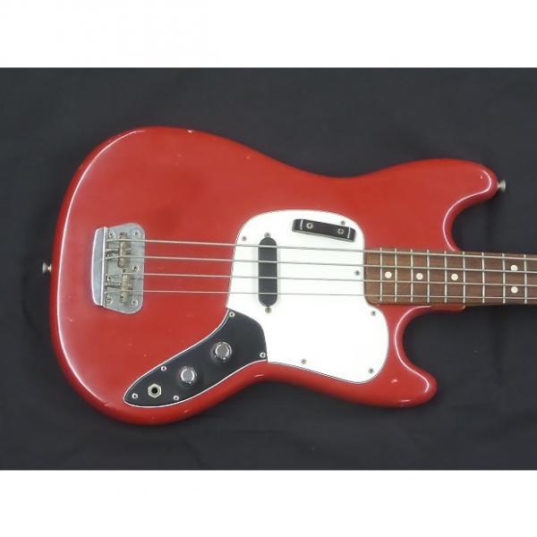Custom Fender® Musicmaster Bass 1976 Red #1 image