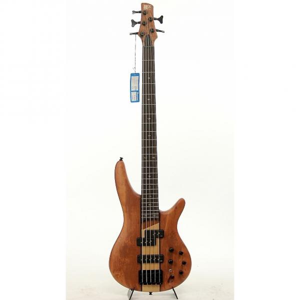 Custom Ibanez SR755 NTF Natural Flat Electric Bass Guitar #1 image