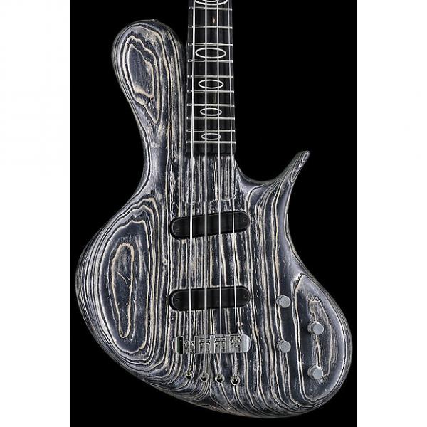 Custom Ritter R8 Singlecut 4 String Bass With Case - Sand Blasted Black - When Everything Else Won't Do! #1 image