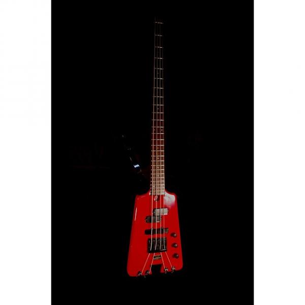 Custom Warwick Nobby Meidel Bass 1985 Red. Headless. Extremely Rare. Few built in this color #1 image