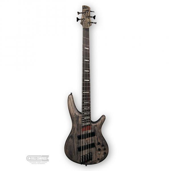 Custom Ibanez SRFF805BKS Black Stain Bass Workshop Series 5-String Electric Bass #1 image