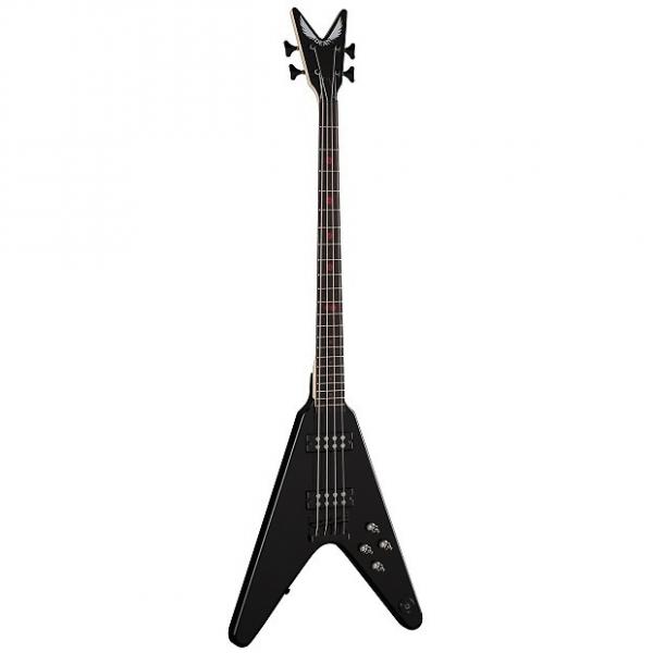 Custom Dean Guitars V MetalMan 4-String Bass Guitar with Active EQ - Classic Black #1 image
