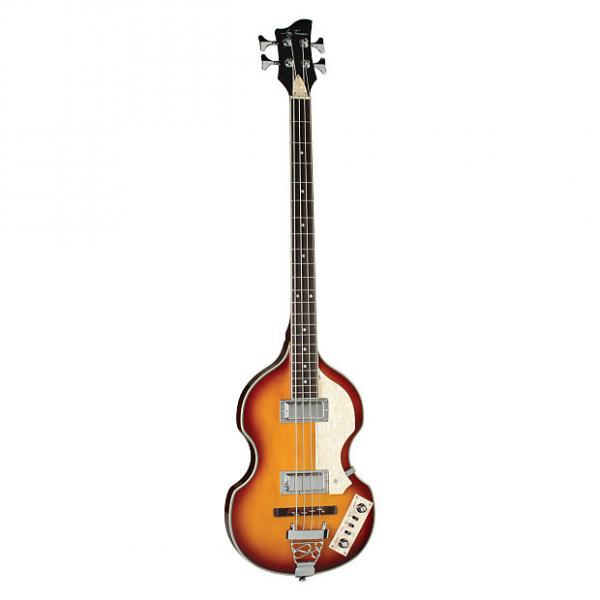 Custom Jay Turser JTB-2B Series Electric Bass Guitar, Vintage Sunburst #1 image