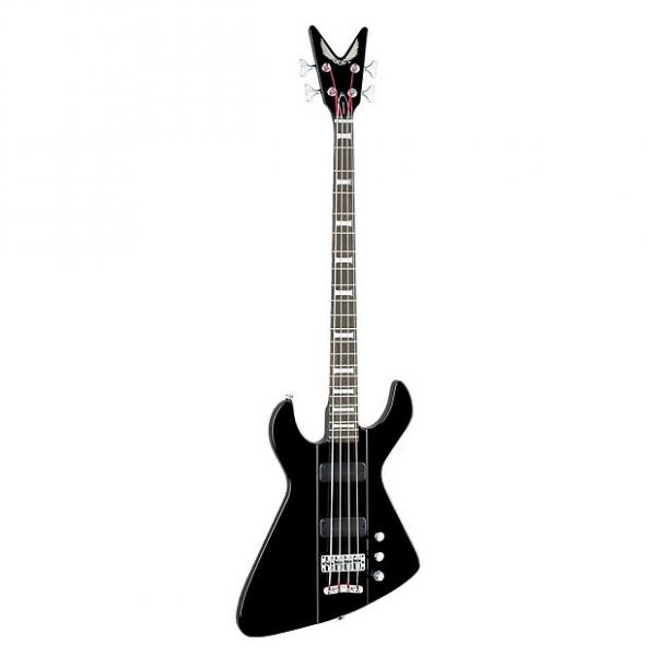 Custom Dean Demonator 4 Bass - Black/Chrome with Case 4-String Electric Bass with Custom Bartolini Pickups #1 image