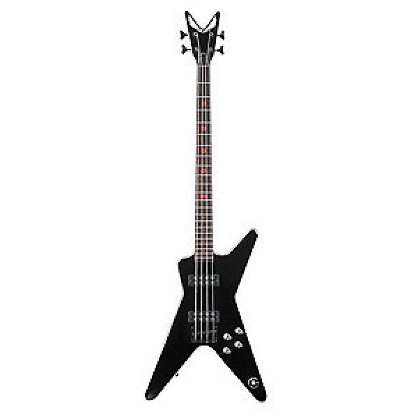 Custom Dean Metalman 2 A Ml Bass Guitar   Classic Black 4 String Electric Bass #1 image