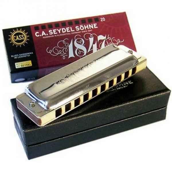 Custom C. A. SEYDEL 1847 CLASSIC Harmonica, Key of Bb. New with Full Warranty! #1 image