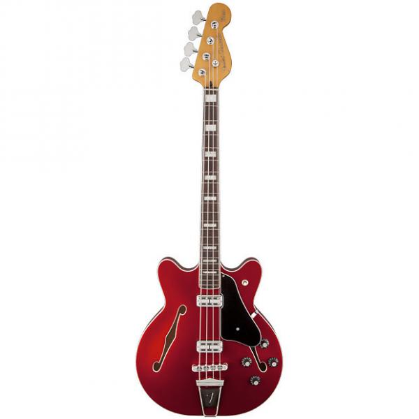 Custom Fender Coronado Bass  Candy Apple Red 4-String Electric Bass w/ Rosewood Fingerboard #1 image