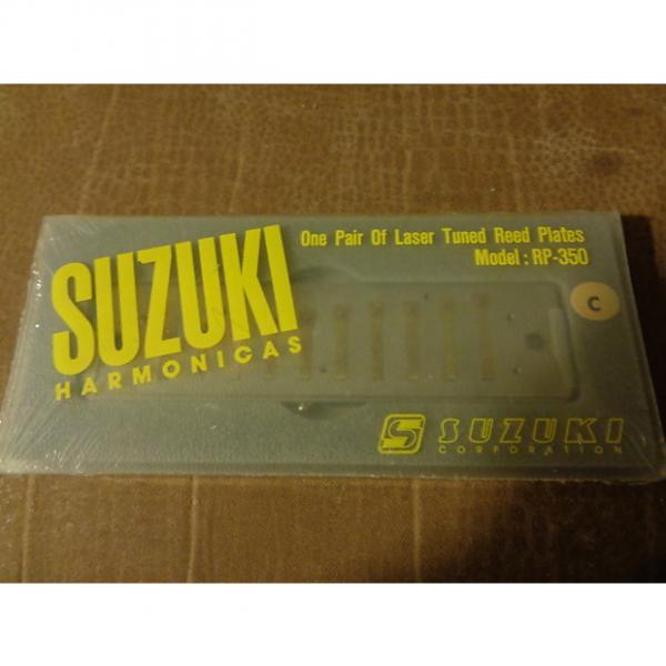 Custom Suzuki Harmonicas Pair of Laser Tuned Reed Plates Key of C Model RP-350 #1 image
