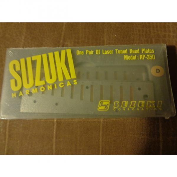 Custom Suzuki Harmonicas Pair of Laser Tuned Reed Plates Key of D Model RP-350 #1 image