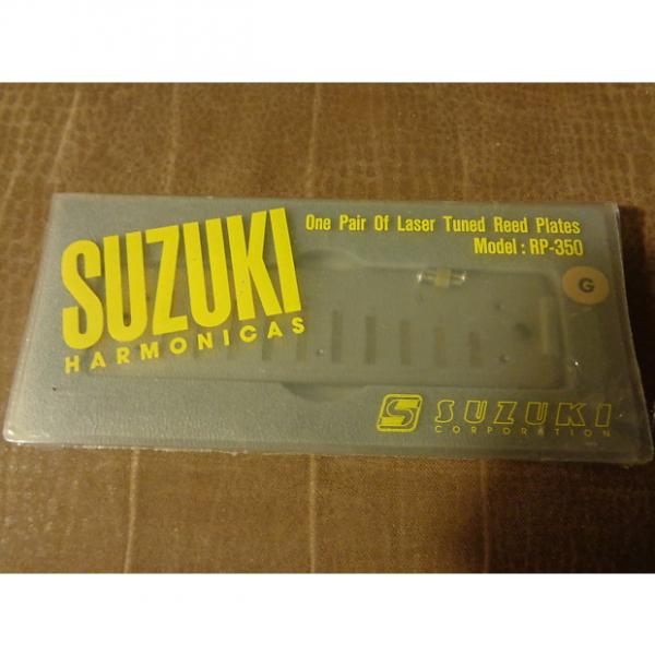 Custom Suzuki Harmonicas Pair of Laser Tuned Reed Plates Key of G Model RP-350 #1 image