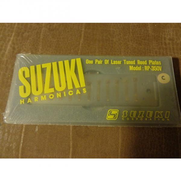 Custom new old stock Suzuki Harmonicas Pair of Laser Tuned Reed Plates Key of C Model RP-350V #1 image