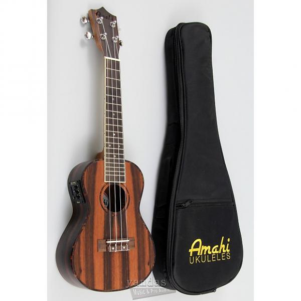 Custom Amahi UK990 Classic Ebony Wood Ukulele - Concert #1 image