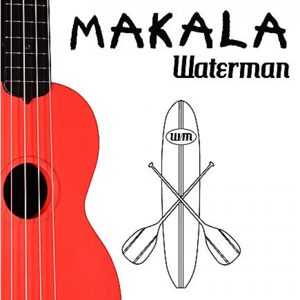 Custom MAKALA WATERMAN SOPRANO UKULELE - Red #1 image