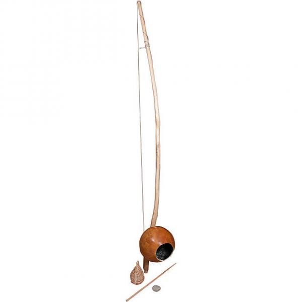 Custom Mid East BRSNTL Berimbau with Natural Finish and Large Gourd (2 Boxes) #1 image