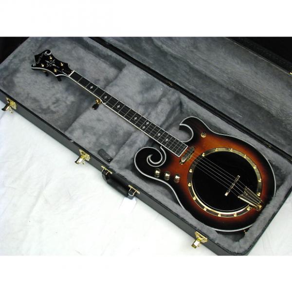 Custom Gold Tone EBM-5+ F-style electric 5-string Banjo w/ Hard Case - Planetary Tuners #1 image