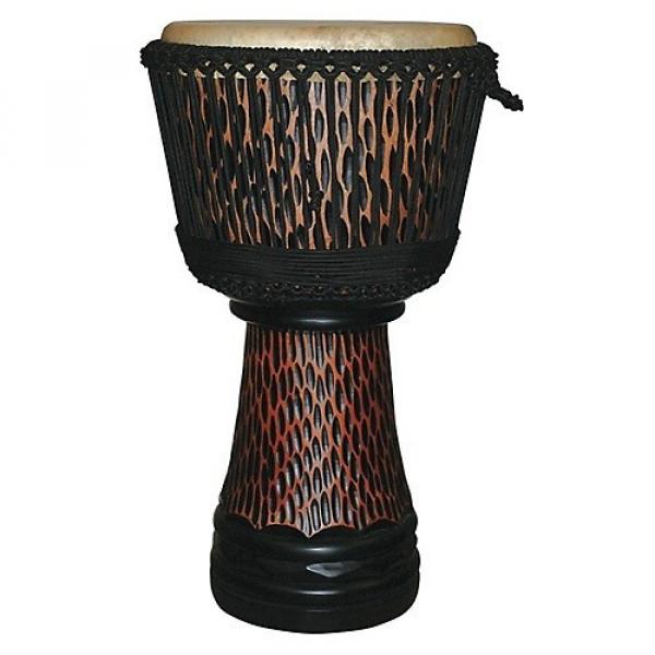 Custom X8-Drums King Cheetah Elite Pro African Djembe - 13&quot; -14&quot; Head #1 image