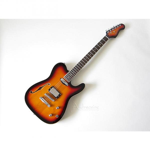 Custom Main Street Vintage Style Semi-Hollow Body Electric Guitar #1 image