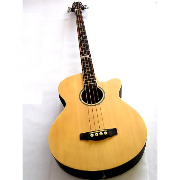 Custom Trinity River Acoustic/Electric Bass Guitar with Spruce Top #1 image