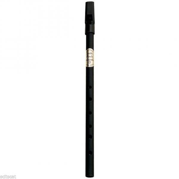 Custom New Waltons Irish Music Little Black Whistle in D Recorder Aluminum for All Ages #1 image