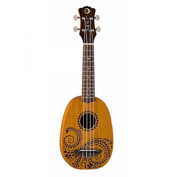 Custom Luna Guitars Tattoo Pineapple Ukulele Soprano Pineapple w/ Gigbag #1 image
