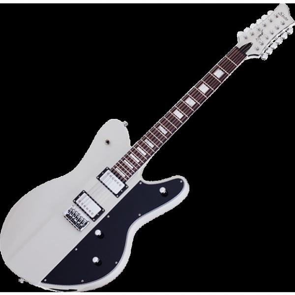Custom Schecter Robert Smith Ultracure-XII Electric Guitar Vintage White #1 image