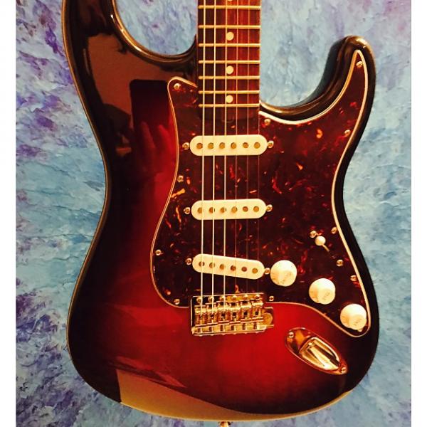Custom Fender John Mayer Straocaster W KINMAN JOHN MAYER PICKUPS &amp; K5 SOLDERLESS WIRING HARNESS 3T Sunburst #1 image