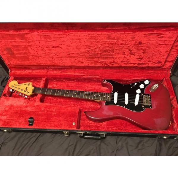 Custom dreadnought acoustic guitar Fender martin d45 Stratocaster acoustic guitar martin 1979 martin Red martin guitar case #1 image