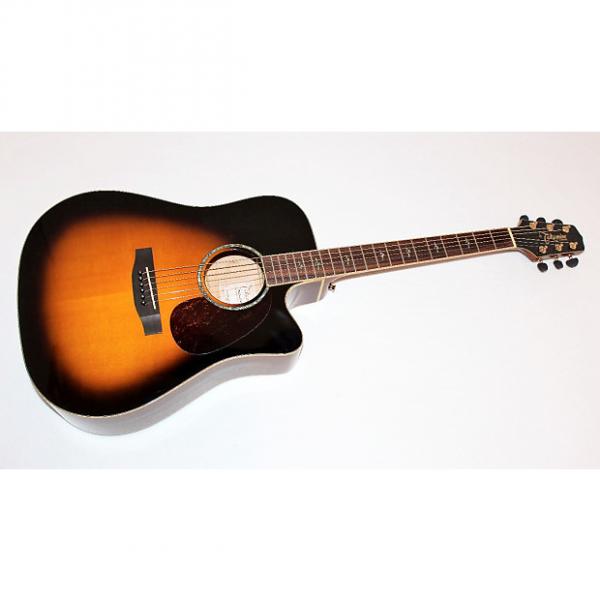 Custom dreadnought acoustic guitar Takamine martin acoustic guitars EG350SC martin d45 VS martin guitar Sunburst martin guitar case Dreadnought Acoustic Electric Guitar #1 image