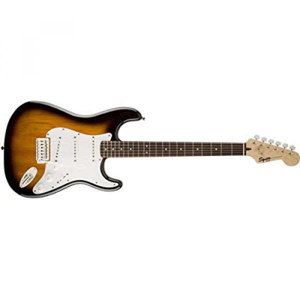 Squier by Fender Bullet Strat Beginner Electric Guitar - Brown Sunburst - Rosewood Fingerboard #1 image