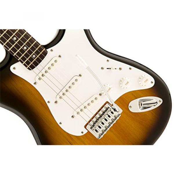 Squier by Fender Bullet Strat Beginner Electric Guitar - Brown Sunburst - Rosewood Fingerboard #3 image