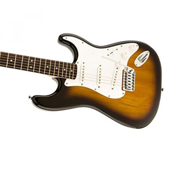 Squier by Fender Bullet Strat Beginner Electric Guitar - Brown Sunburst - Rosewood Fingerboard #5 image