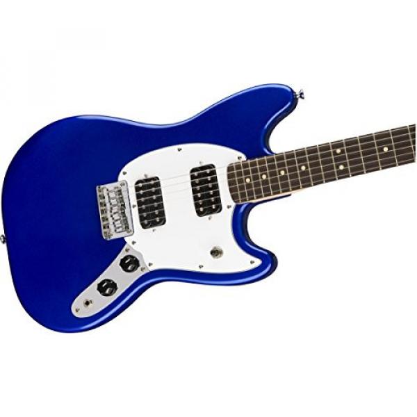 Squier by Fender Bullet Mustang Electric Guitar - HH - Rosewood Fingerboard - Imperial Blue #4 image