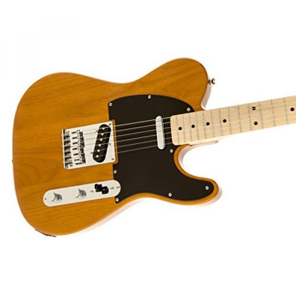 Squier by Fender Affinity Telecaster Beginner Electric Guitar - Maple Fingerboard, Butterscotch Blonde #4 image