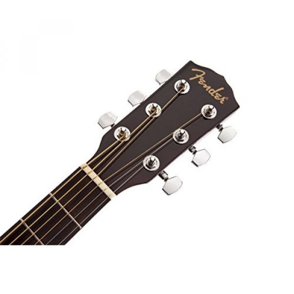 Fender FA-100 Dreadnought Acoustic Guitar Bundle with Gig Bag, Tuner, Strap, Picks, Strings - Natural #7 image