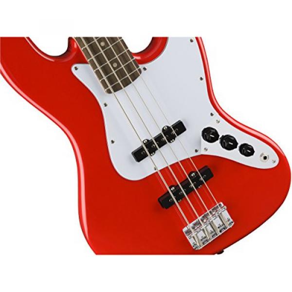 Squier 0310760570 Affinity Jazz Bass RW Race Red w/ Stand and Tuner #3 image