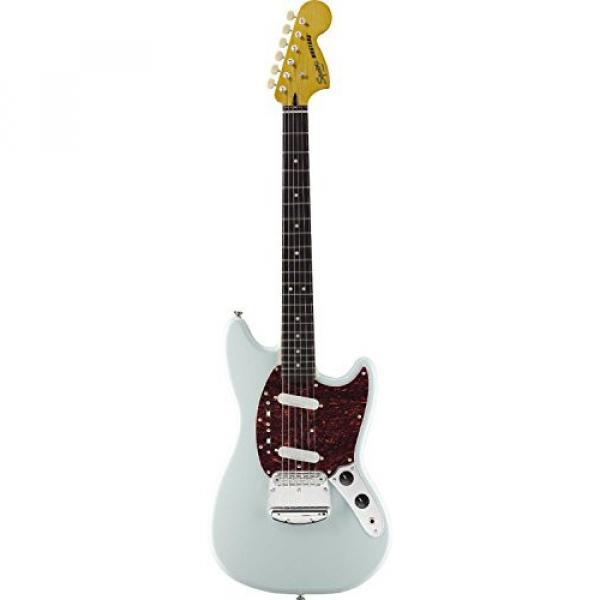 Squier by Fender Vintage Modified Mustang Electric Guitar, Rosewood Fingerboard, Sonic Blue #1 image