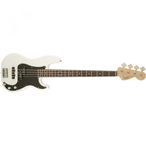 Squier by Fender Affinity Series Series Precision Bass PJ Electric Bass Guitar, Rosewood Fingerboard, Olympic White #1 image