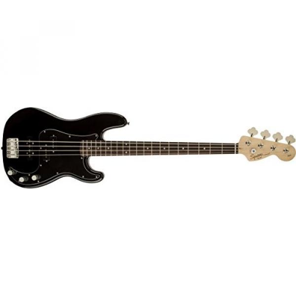 Squier by Fender Affinity P/J Beginner Electric Bass Guitar Guitar - Rosewood Fingerboard, Black #1 image