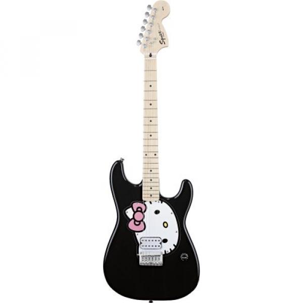 Fender Squier Hello Kitty Strat, Black #1 image