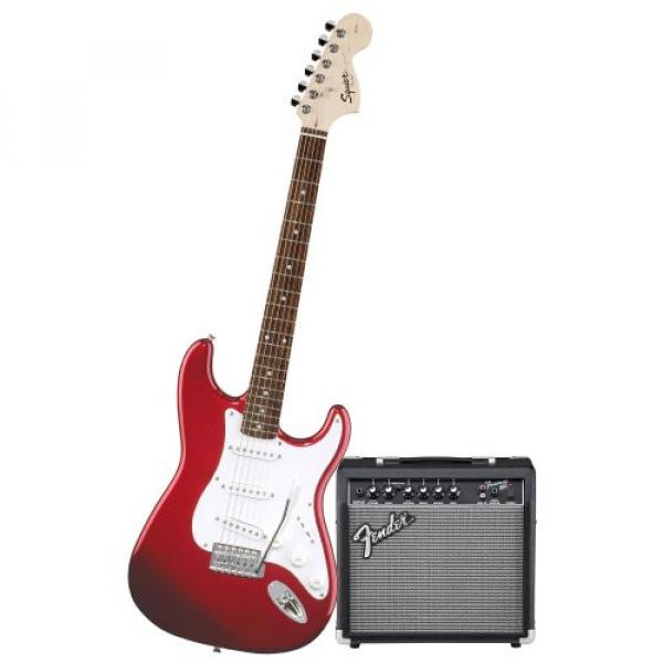 Squier Stop Dreaming-Start Playing Set: Affinity Special w/ Fender 15G Amplifier, Metallic Red #1 image