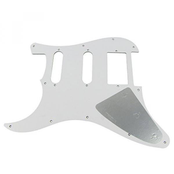 IKN HSS 3Ply Pick Guard Scratch Plate w/Screws for Squier Style Guitar,Tawny Stripe #4 image